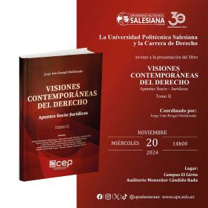 Presentación de libro: Visiones contemporáneas del Derecho